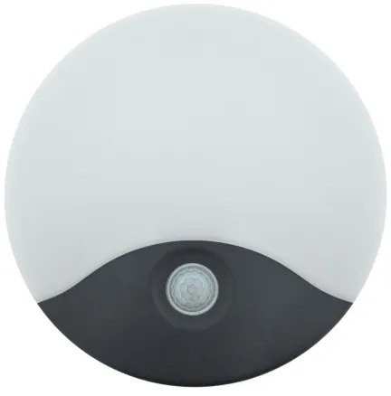 LED vonkajšie nástenné svietidlo s pohybovým senzorom LED/18W/230V IP44 antracit