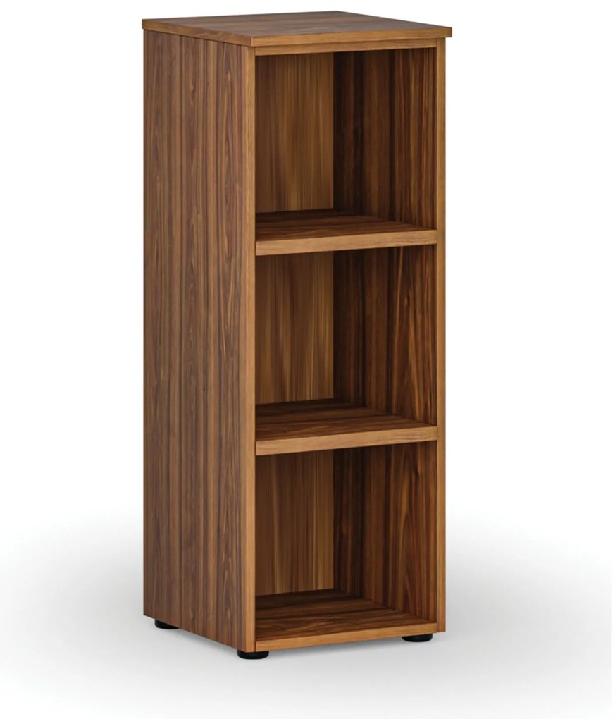 Kancelársky regál PRIMO WOOD, 400 x 420 x 1087 mm, orech