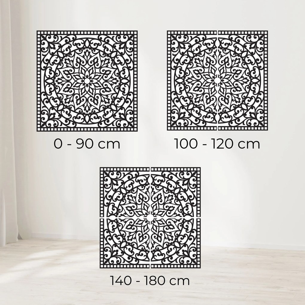SENTOP | Drevený panel s mandalou orientálna mandala | SENTOP HDF0514