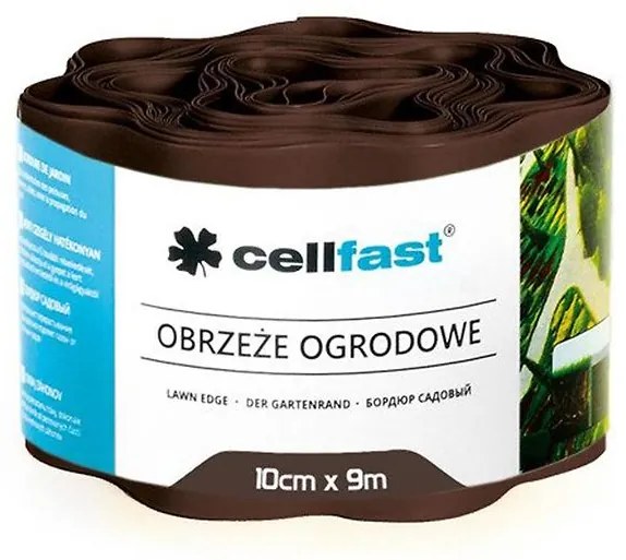 Záhradné okraje hnedé 10cmx9m 30-011