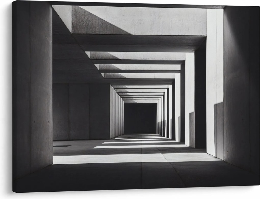 Obraz - Štvorcový tunel (70x50 cm)
