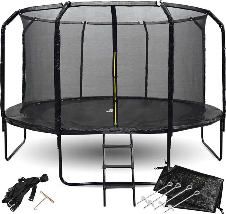 Záhradná trampolína SkyFlyer 14FT 426cm – čierna