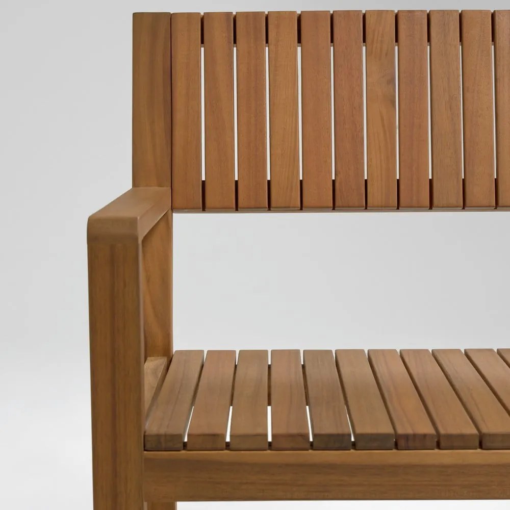 Záhradná stolička z akáciového dreva Kave Home Emili