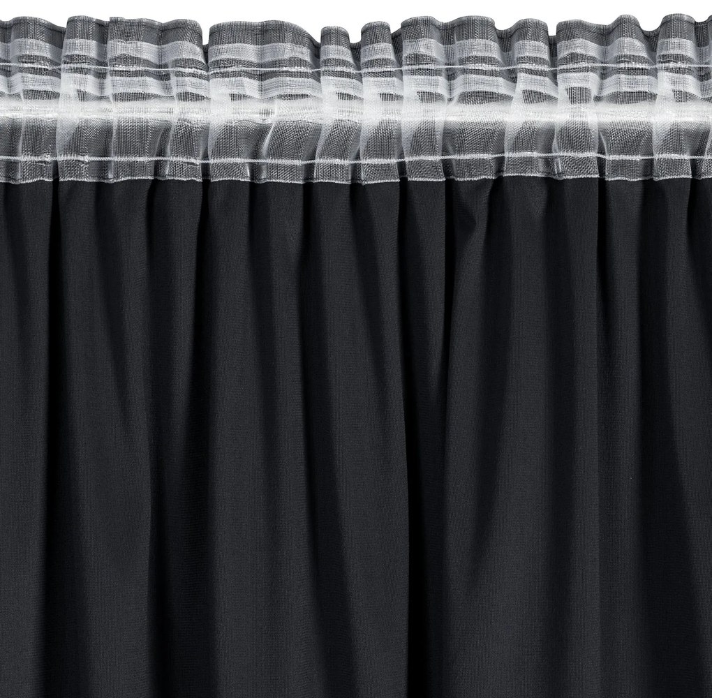ZATEMŇOVACÍ ZÁVES NA PÁSKE CARLI 140X270 CM ČIERNA