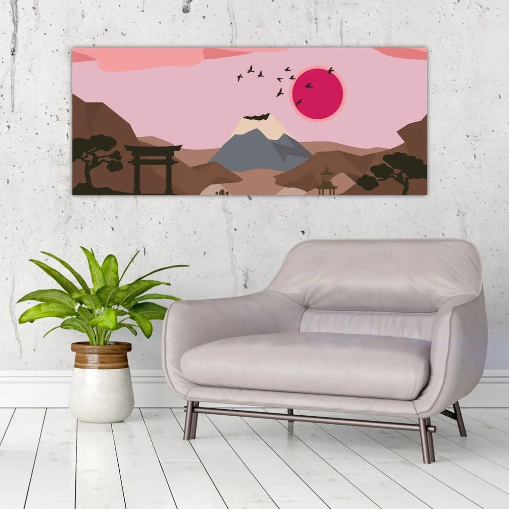 Obraz - Japonsko N⁰2 (120x50 cm)