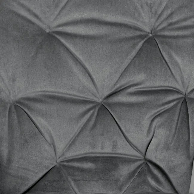 Jedálenská stolička zamatová, sivá DCH-421 GREY4