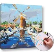 Maľovanie podľa čísel MLYN – stredná náročnosť