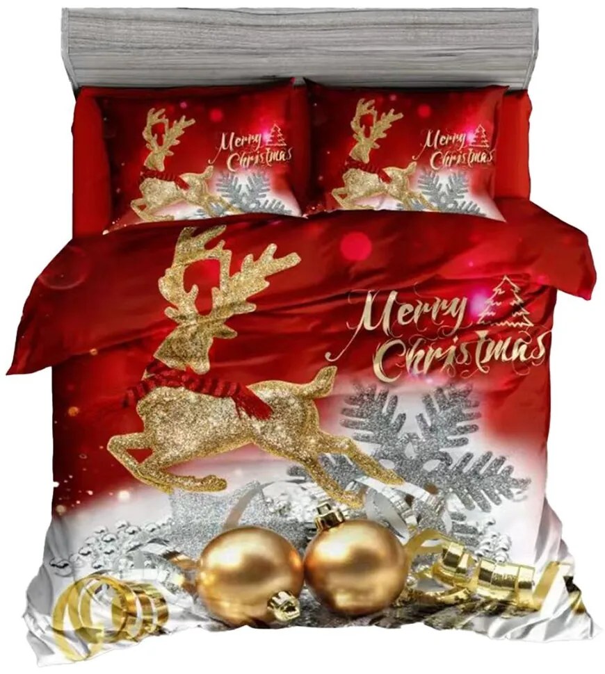 Obliečky NADELLE REINDEER 3-dielna sada 140x200 cm