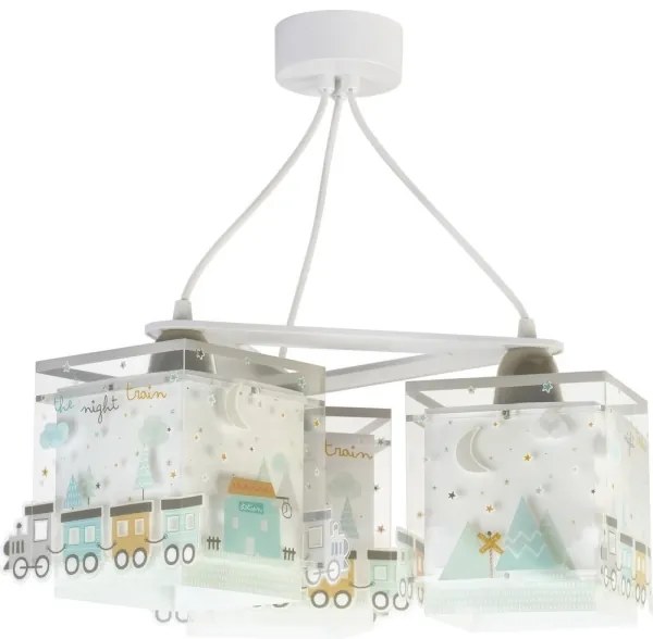 Dalber D-63534 - Detský luster TRAIN 3xE27/60W/230V