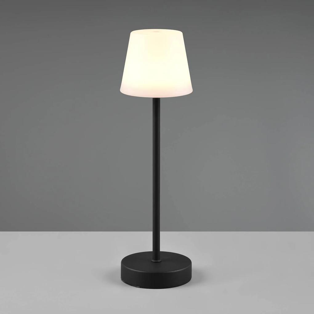Stolová LED lampa Martinez, stmievač a CCT, čierna