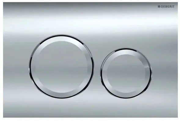 Geberit Delta20, ovládanie splachovania, chróm lesklý, 115.127.21.1