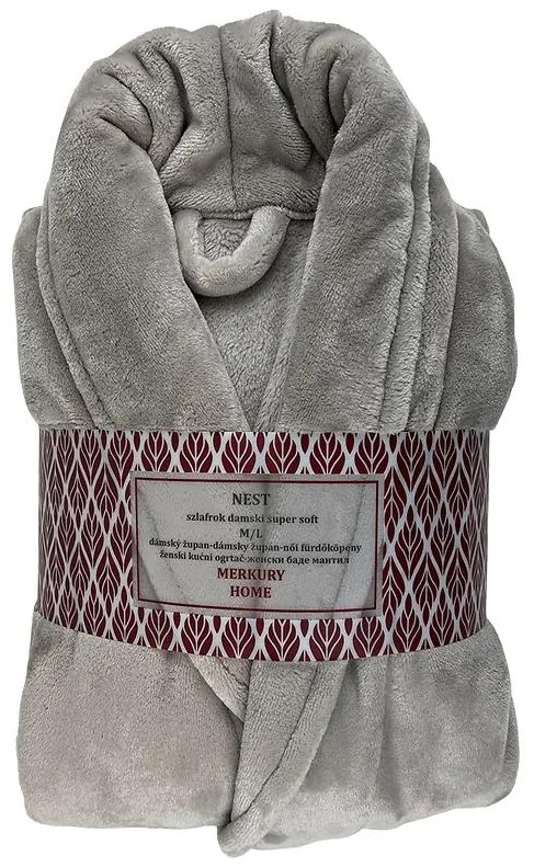 Župan Nest Super Soft svetlosivý M Merkury Home