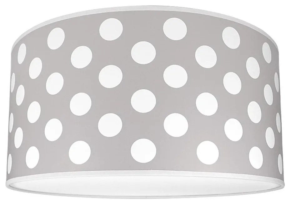 Detské stropné svietidlo DOTS GREY 2xE27/60W/230V šedá