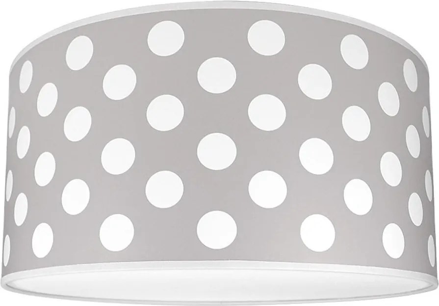 Detské stropné svietidlo DOTS GREY 2xE27/60W/230V šedá