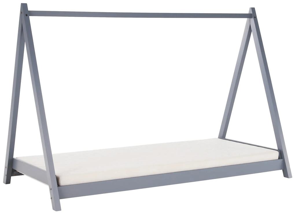 Jednolôžková posteľ 90 cm Gross (sivá). Vlastná spoľahlivá doprava až k Vám domov. 1065353