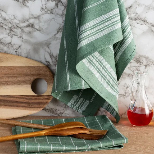 Sada kuchynských utierok RUBI zelená