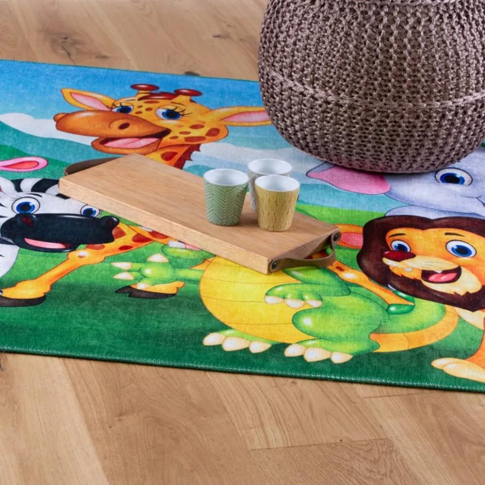 Jutex Detský koberec Torino Kids jungle, Rozmery 1.20 x 0.80