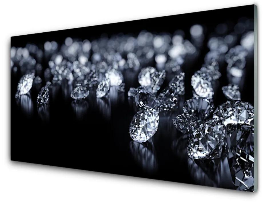 Nástenný panel  Diamanty umenie 140x70 cm