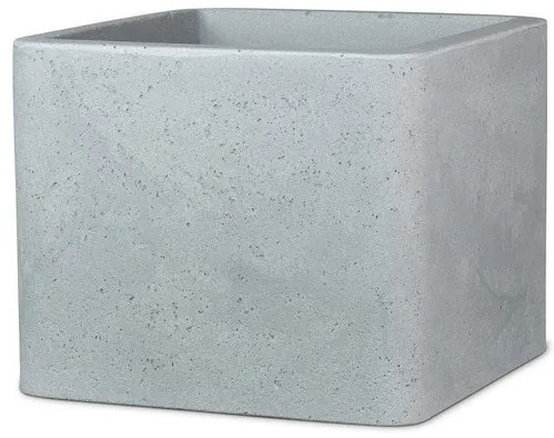 Scheurich Kvetináč Cube (kamenistá sivá, Ø 40 cm) (100349931)