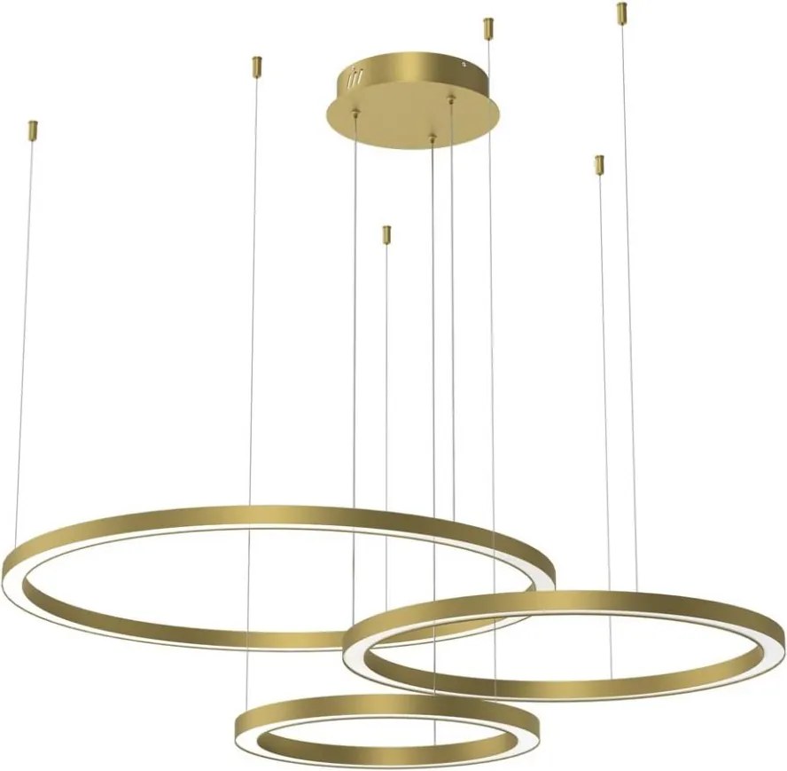 LED Luster na lanku GALAXIA LED/85W/230V zlatá