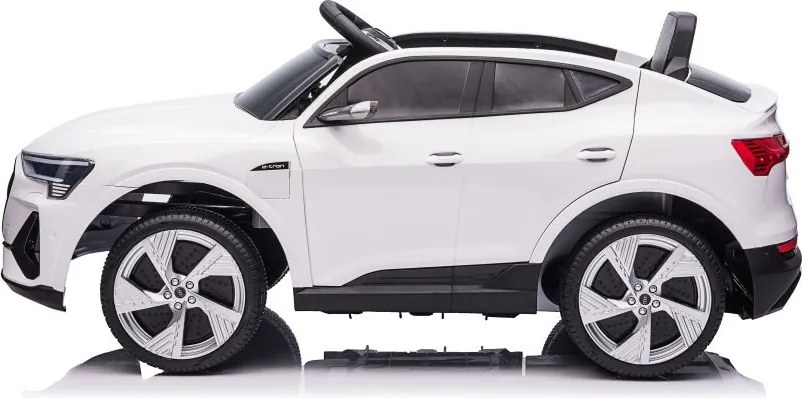 LEAN CARS Elektrické autíčko Audi E-Tron QLS-6688 LED MP3 biele