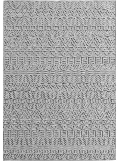 Koberec HELIX 3D Boho sivý