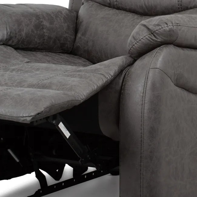 Polohovacie kreslo sivé TV-4086 GREY