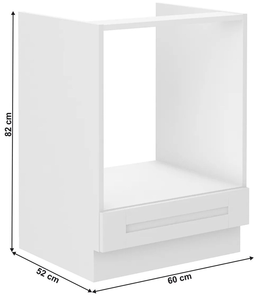 Kuchynská skrinka na sporák Lula 60 D GAZ BB - biela