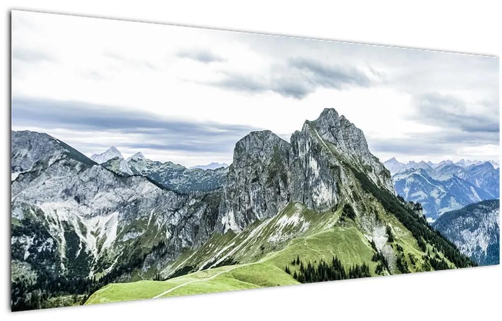 Obraz - Vrcholy hôr (120x50 cm)