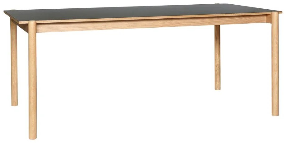 Jedálenský stôl z dubového dreva 107x190 cm Oblique – Hübsch