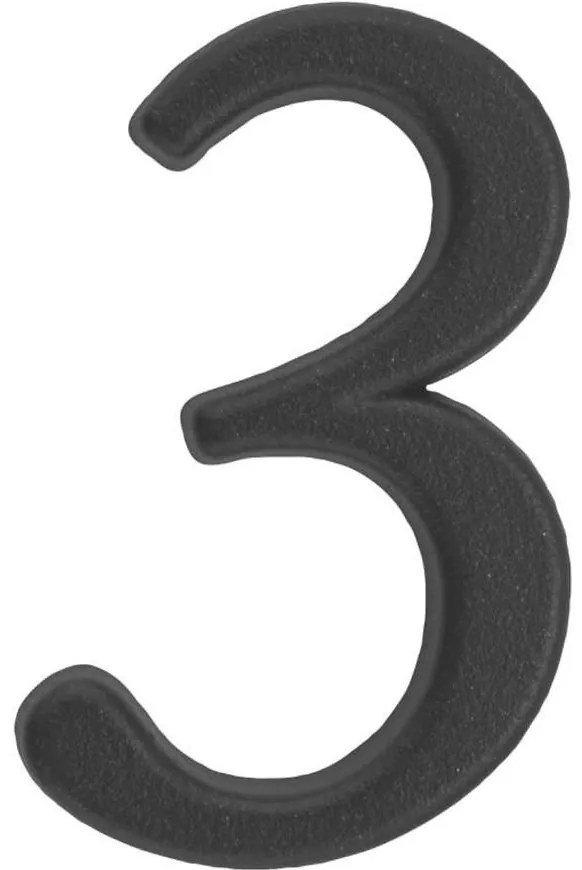 Číslica zliatina grafit 50 mm /3/