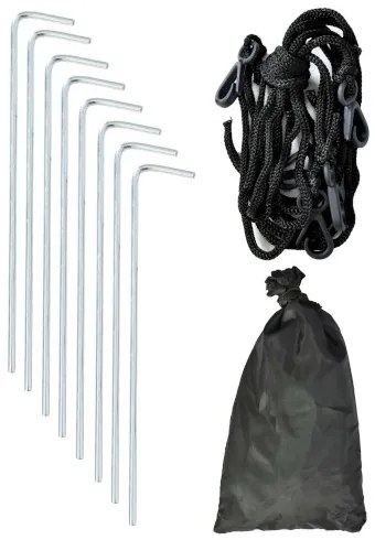 Rybársky dáždnik s plachtou JUKON 195 cm tmavozelený