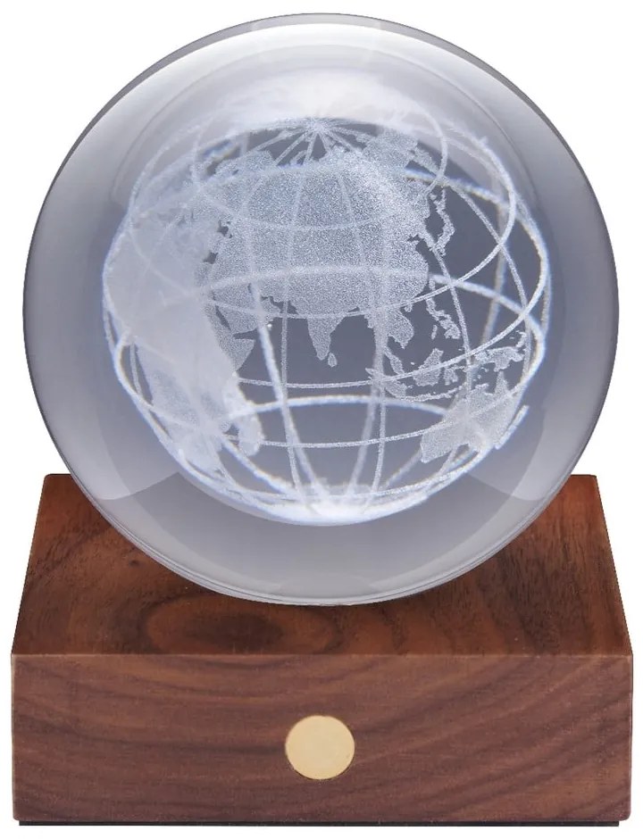 Tmavohnedá svetelná dekorácia na USB Amber – Gingko