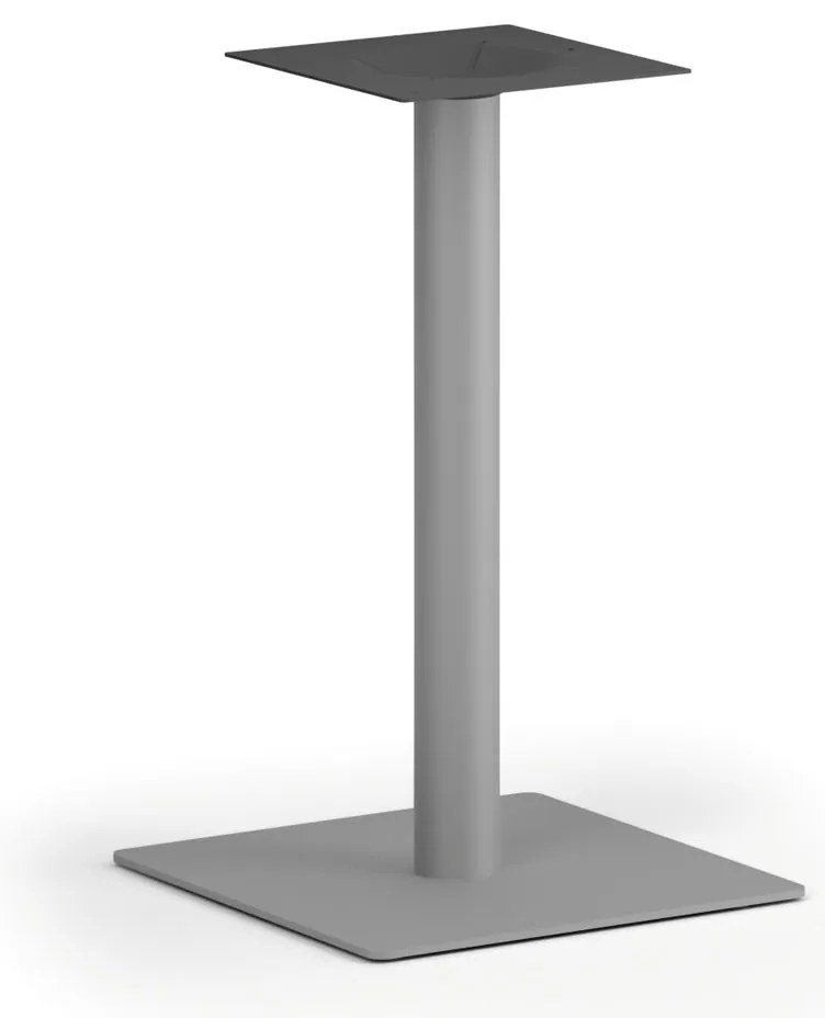 Stolová podnož ENZO, 500 x 720 mm, sivostrieborná