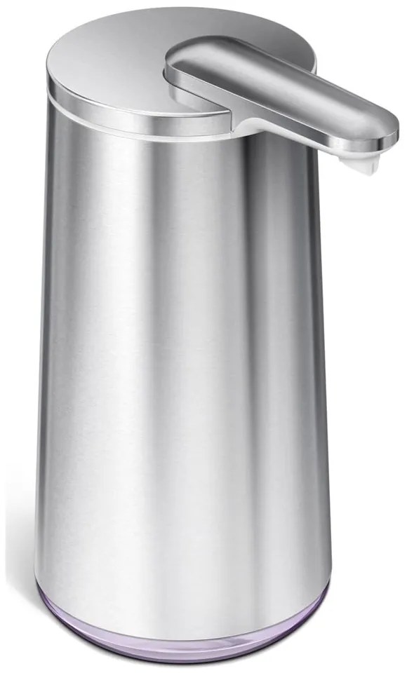Sivý automatický oceľový dávkovač mydla 266 ml - simplehuman