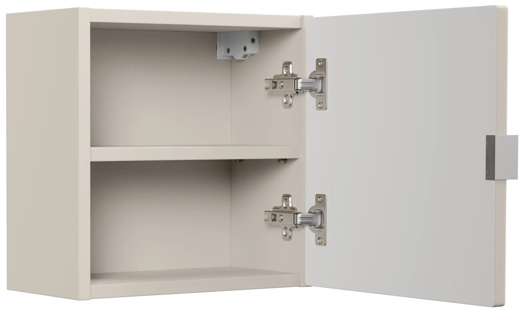 Závesná kúpeľňová skrinka LUXOR BLACK 83-35-1DQ čierna/dub olejovaný