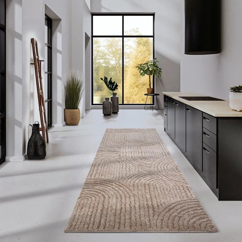Béžový behúň 80x240 cm Chappe Beige – Elle Decoration