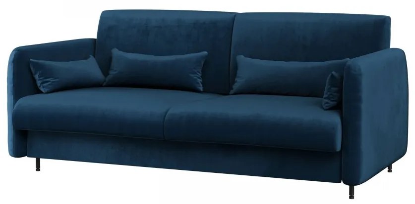 Pohovka Bed-Concept 140 BC-18, Farby: biela + biely lesk, Dostupné poťahy: Piu 03