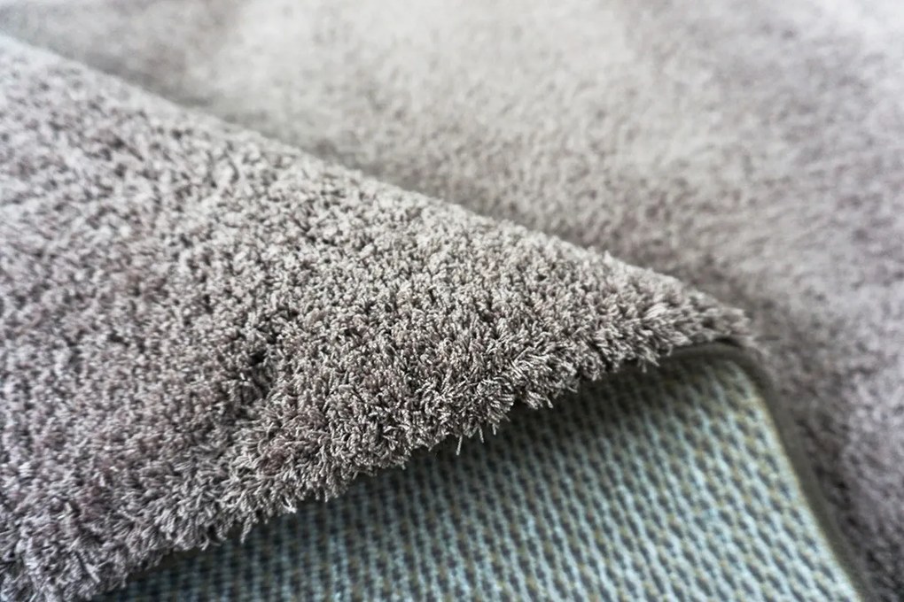 BE Koberec Microsofty 8301 BROWN – hnedý obdĺžnikový Rozmer: 80x150 cm