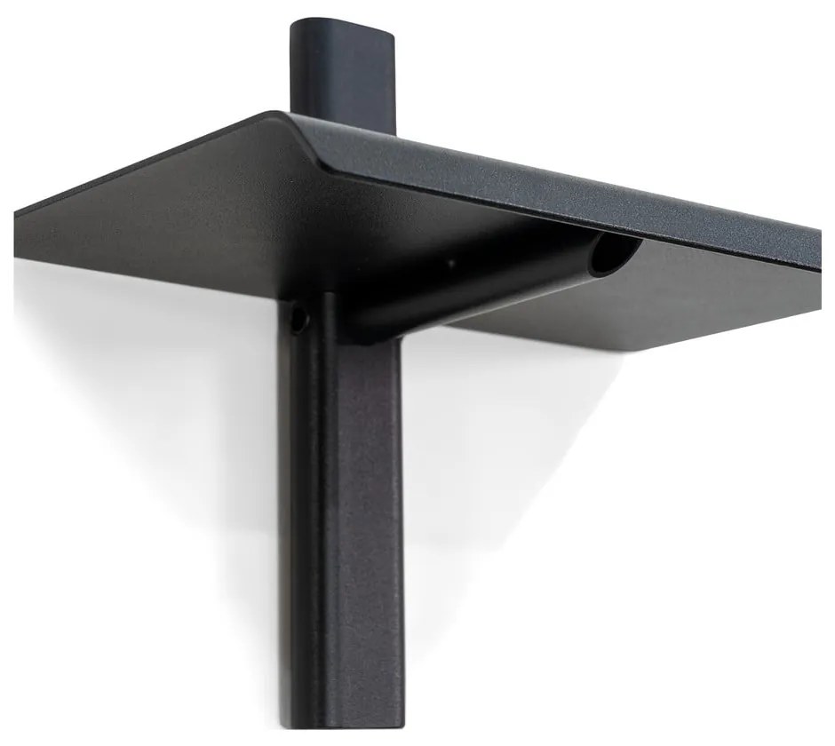 Čierna kovová polica 28 cm Hola – Spinder Design