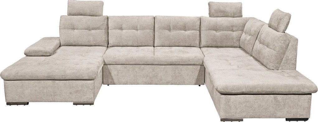 XXXLutz SEDACIA SÚPRAVA, textil, sivobéžová Livetastic - Sedačky - 002220057603