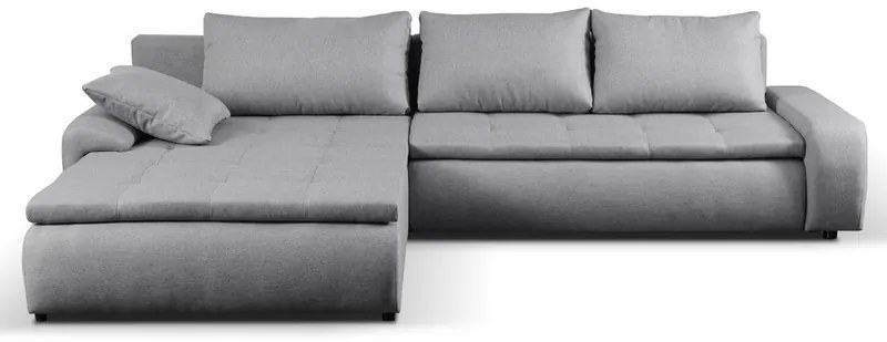 Rohová sedacia súprava Galileo, šedá látka