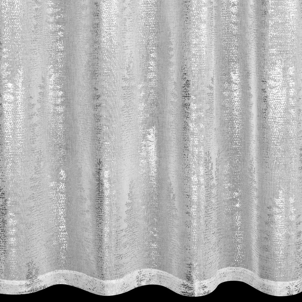 EUROFIRANY VIANOČNÁ ZÁCLONA NA KRÚŽKOCH ELSA 140X250 CM VZOROVANÁ