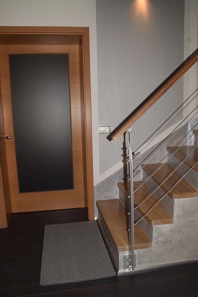 Kusový koberec Supersoft s bordurou 850 tm. šedý, 80x150, šedá, spálňa, Tapibel