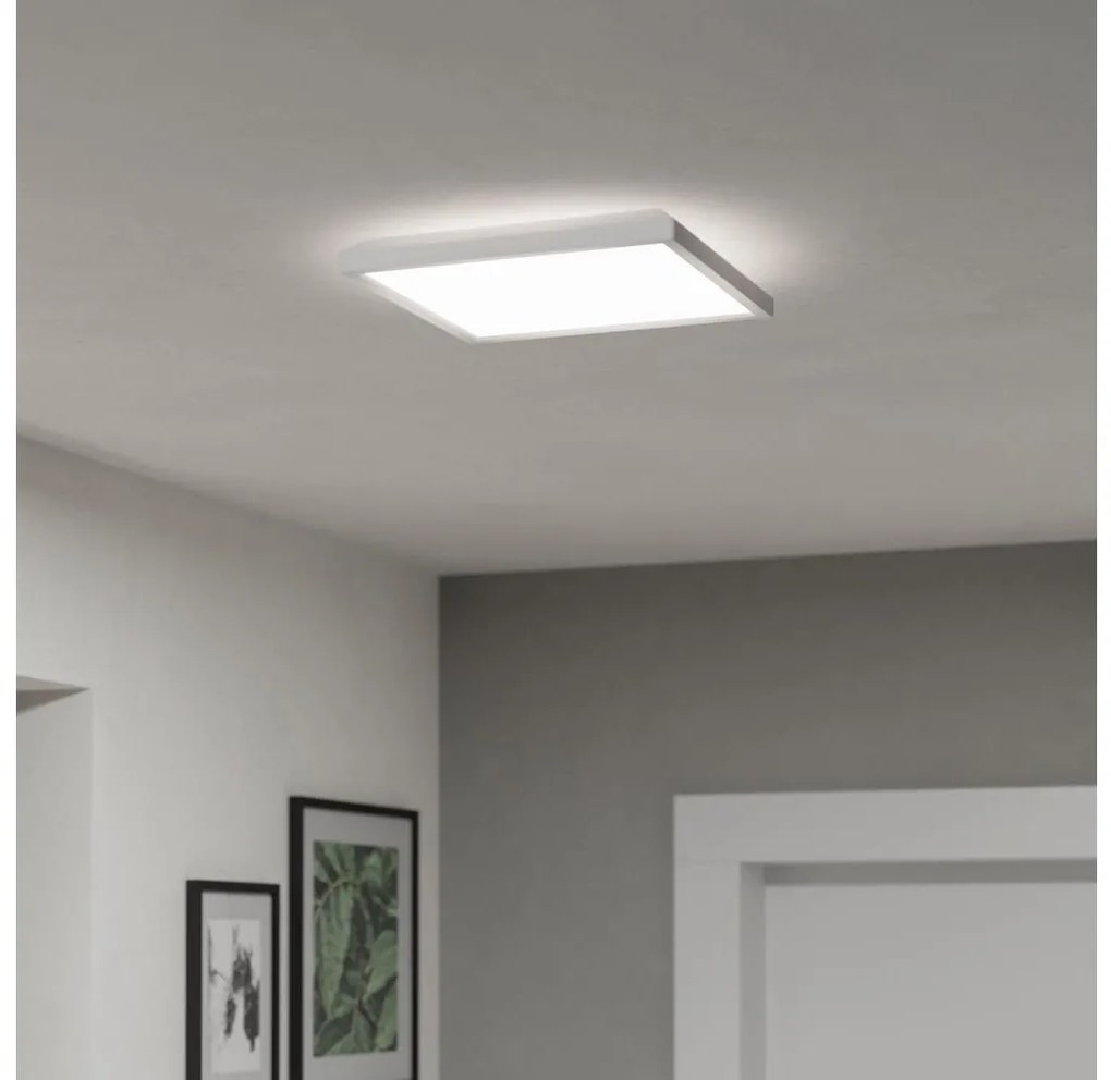 Eglo 901449 -LED Kúpeľňové stropné svietidlo ROVITO 13,4W/230V 29x29cm IP44 biela