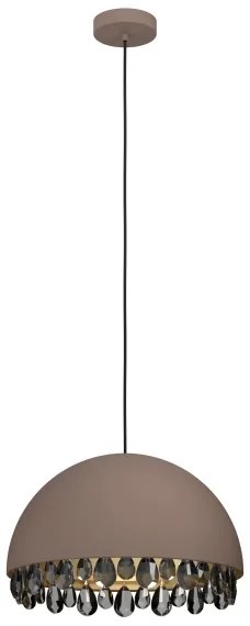 Eglo 39948 - Luster na lanku GAETANO 1xE27/40W/230V hnedá
