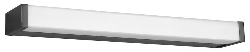 Matne čierne LED nástenné svietidlo (dĺžka 42 cm) Fabio - Trio