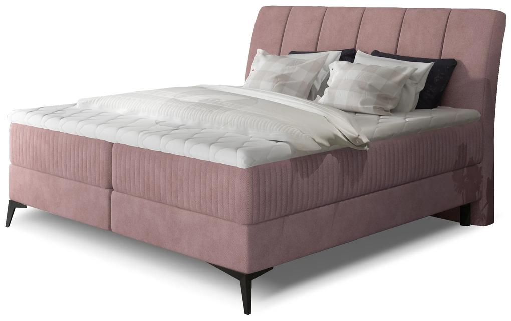 drevko Čalúnená posteľ Aderito - Soro 61 - 140 x 200 cm, Ružová