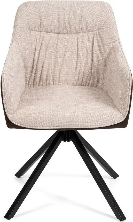 Jedálenský set 4x stoličky + stôl 200 cm AVENBERG NATURAL SWIVEL