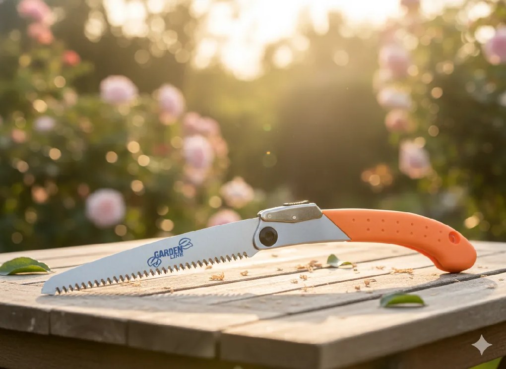 Garden Line SKLADACIA RUČNA PILKA SK-5 OCELOVY NÔŽ 21 CM